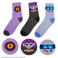 Set of 3 8-Bit, Rico, and Mortis Socks