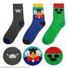 Set of 3 Spike, Crow, and Mr. P Socks