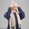 Conjunto de gorro y bufanda de Hedwig