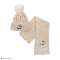 Conjunto de gorro y bufanda de Hedwig