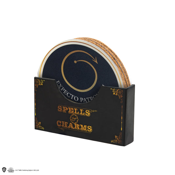 Set of 4 Spell & Charms Coasters Harry Potter Cinereplicas
