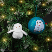 Llavero de Peluche Hedwig Cápsula Navideña