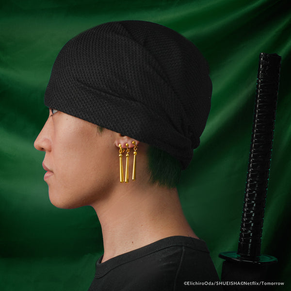 Zoro Bandana & Earring Set | One Piece | Cinereplicas