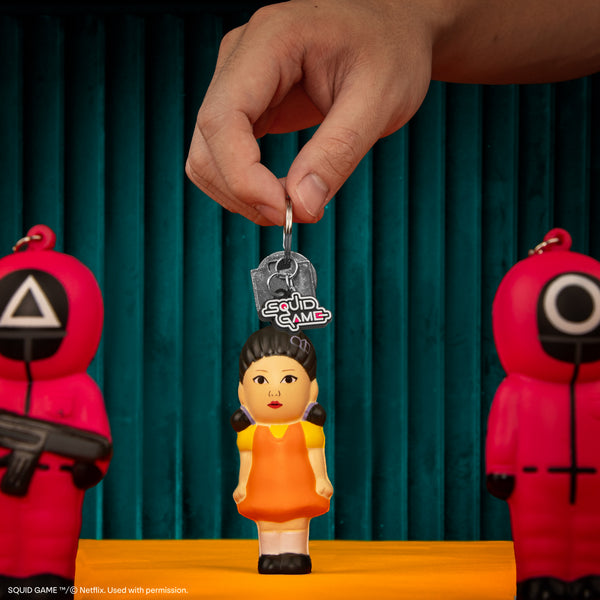 Young-hee Squishy Keychain | Squid Game | Cinereplicas