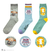 Conjunto de 3 calcetines Dobby