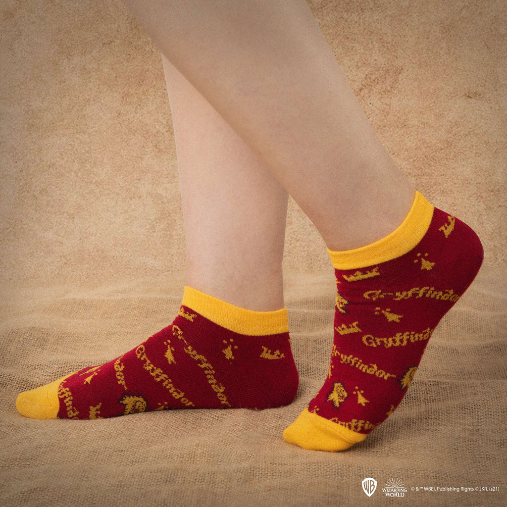 Juego de 3 calcetines tobilleros Gryffindor