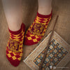 Juego de 3 calcetines tobilleros Gryffindor