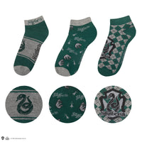 Juego de 3 calcetines tobilleros de Slytherin