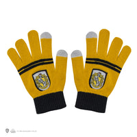 Conjunto de guantes y gorro Hufflepuff para niños