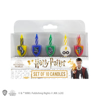 Set of 10 Hogwarts Houses Birthday Candles