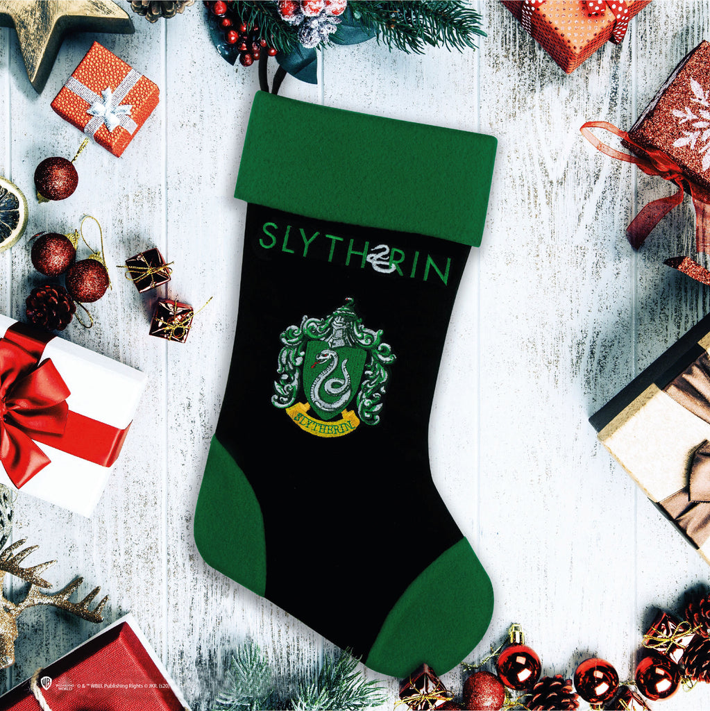 Calcetín navideño de Slytherin
