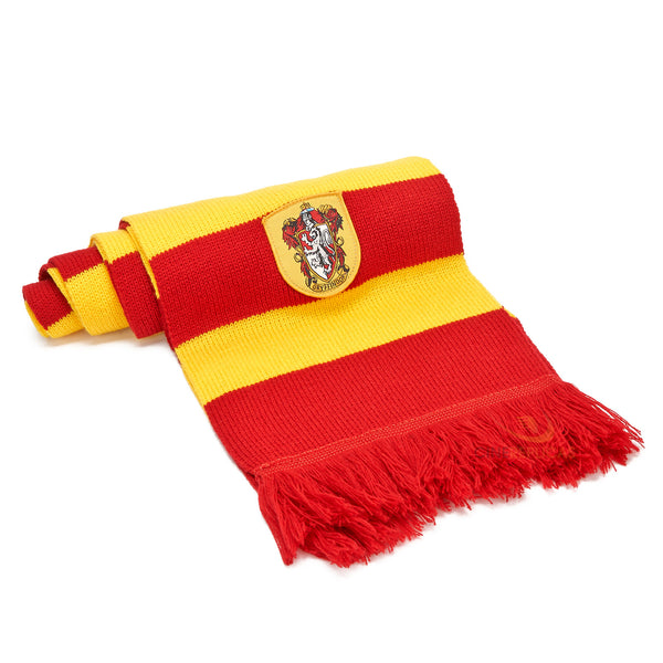  Harry Potter Gryffindor - Bufanda tejida con parches,  multicolor, talla única, Rojo - : Ropa, Zapatos y Joyería