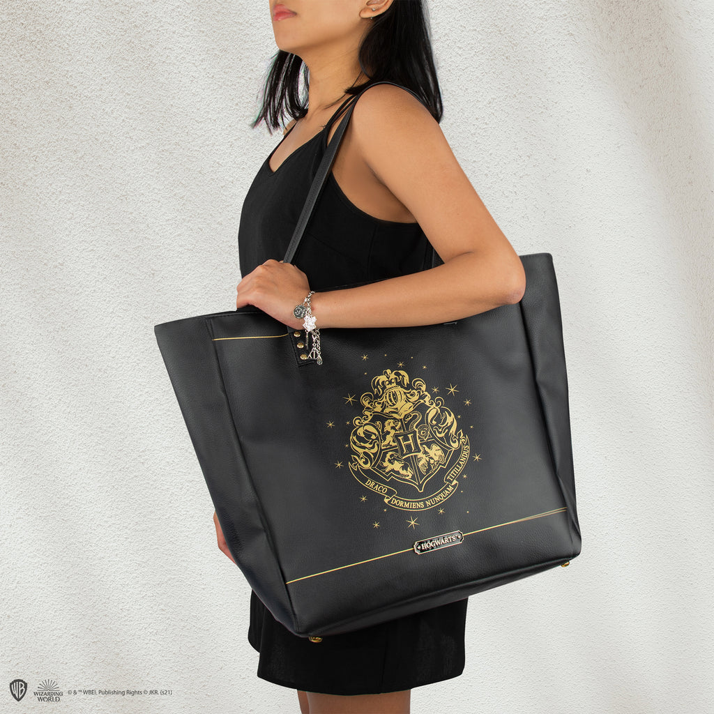 Bolsa de compras Hogwarts negra