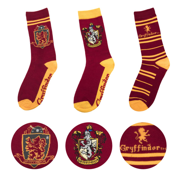 Set of 3 Gryffindor Socks