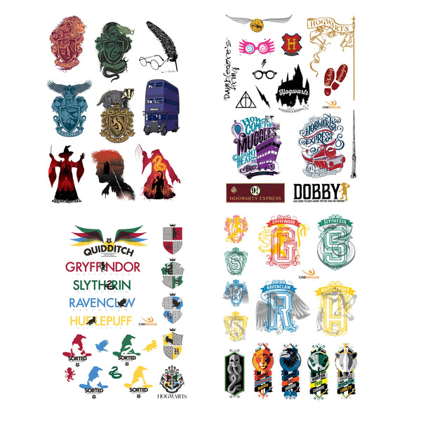 Cinereplicas Harry Potter - Stickers Logos (Set of 55) - Official License
