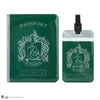 Juego de funda para pasaporte y etiqueta de equipaje de Slytherin