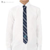 Corbata de Ravenclaw con escudo tejido para niños