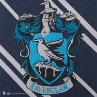 Corbata de Ravenclaw con escudo tejido para niños