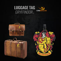 harry potter gryffindor luggage tag