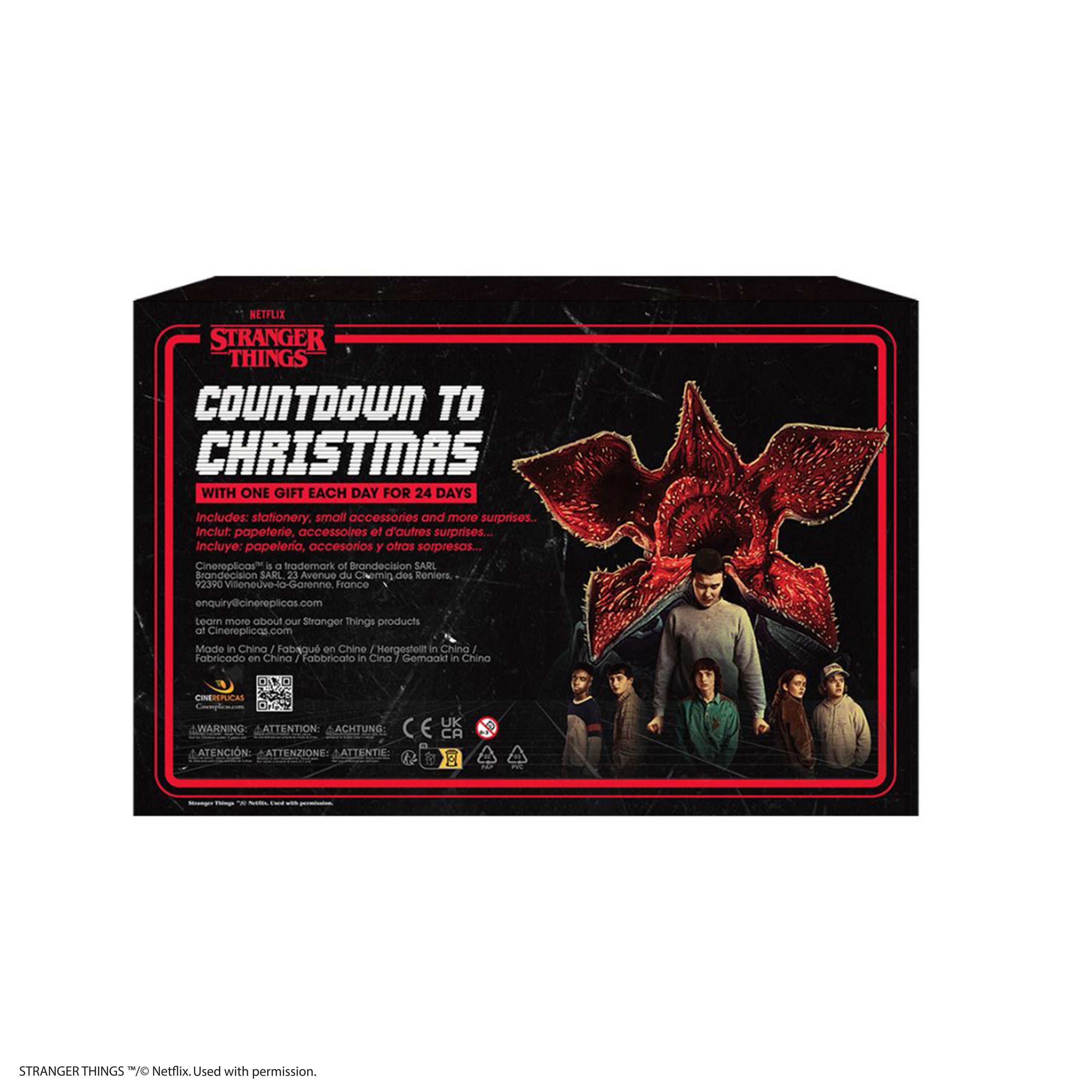 Stranger Things Deluxe Advent Calendar 2024 Cinereplicas Stranger Things Deluxe Advent Calendar 2024 Cinereplicas