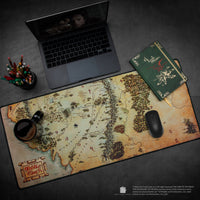 Middle Earth Map Desk Mat