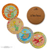 Set of 4 Le Petit Prince Ceramic Coasters
