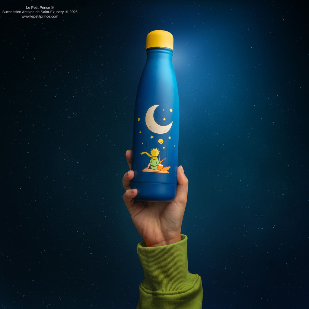 Bottiglia d'acqua termica para observar las estrellas