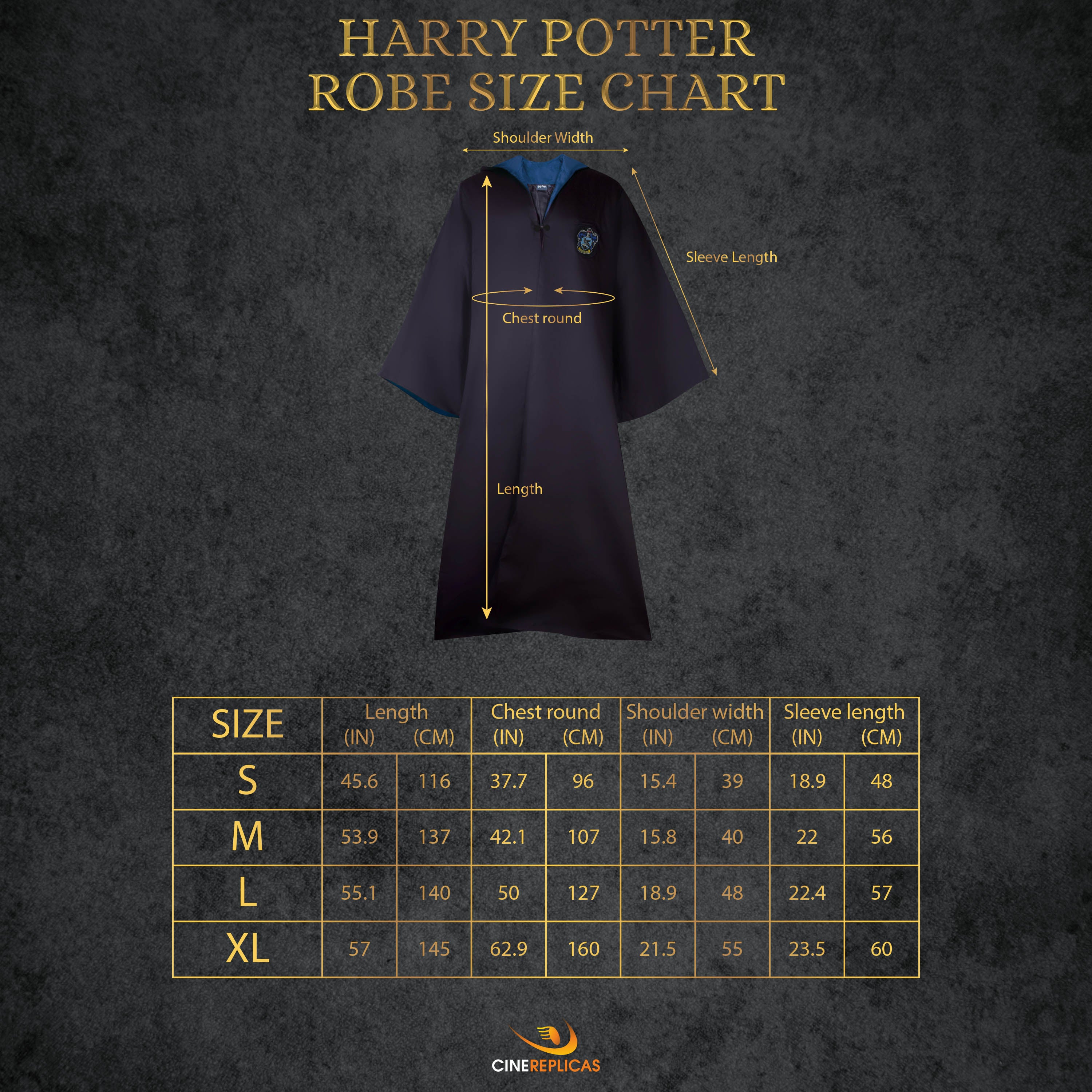 Harry Potter Adult Deluxe Ravenclaw Robe Costume