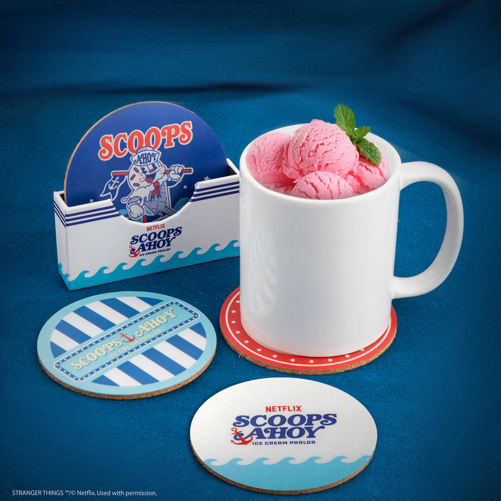 Conjunto de 4 posavasos Scoops Ahoy