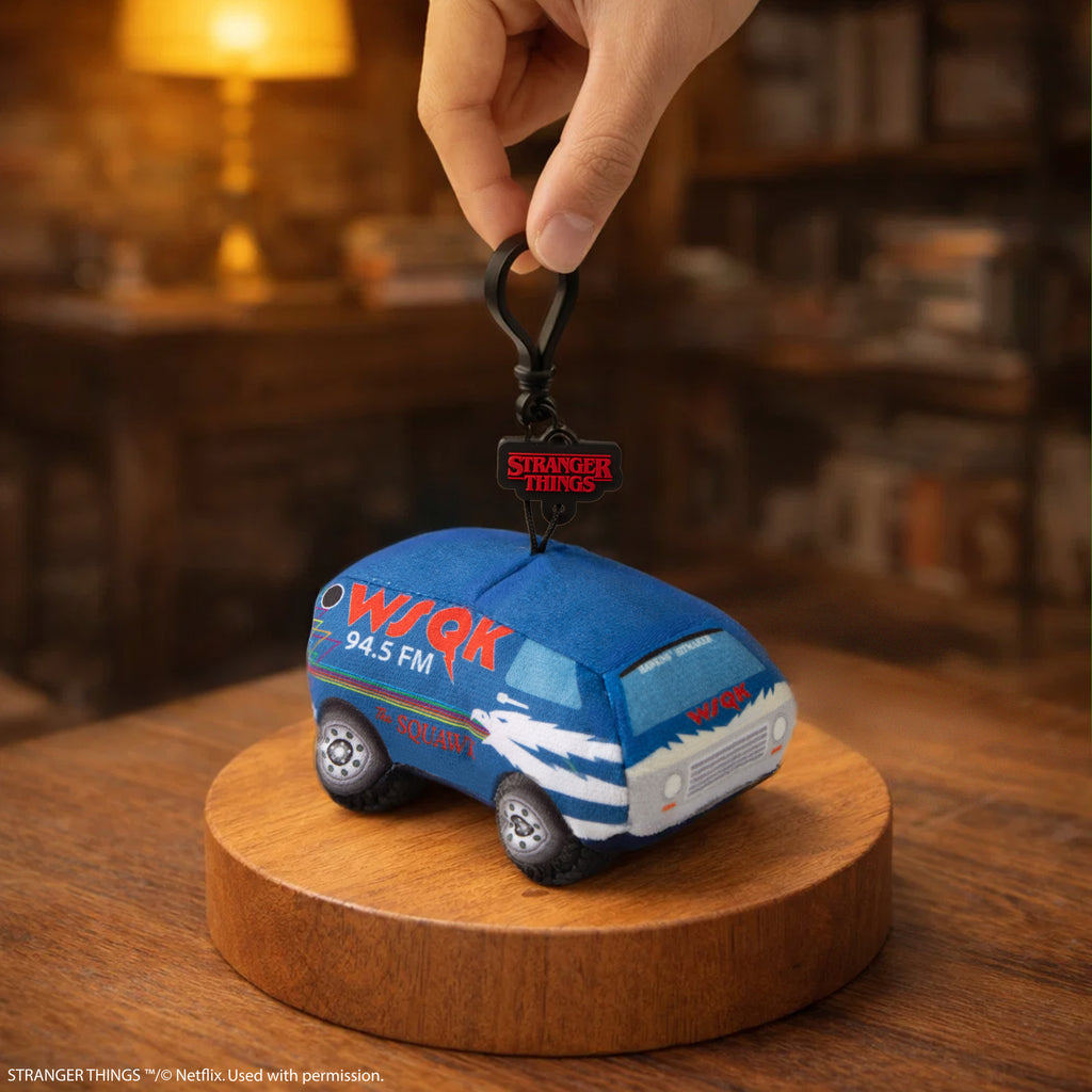 WSQK Van Keyring Plush