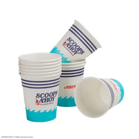 Conjunto de 24 vasos de papel Scoops Ahoy