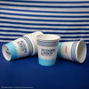 Conjunto de 24 vasos de papel Scoops Ahoy