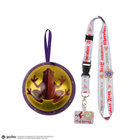 Cápsula Navideña de Lanyard y Pin de Rana de Chocolate