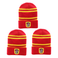 Set of 3 Gryffindor Beanies - classic (red)