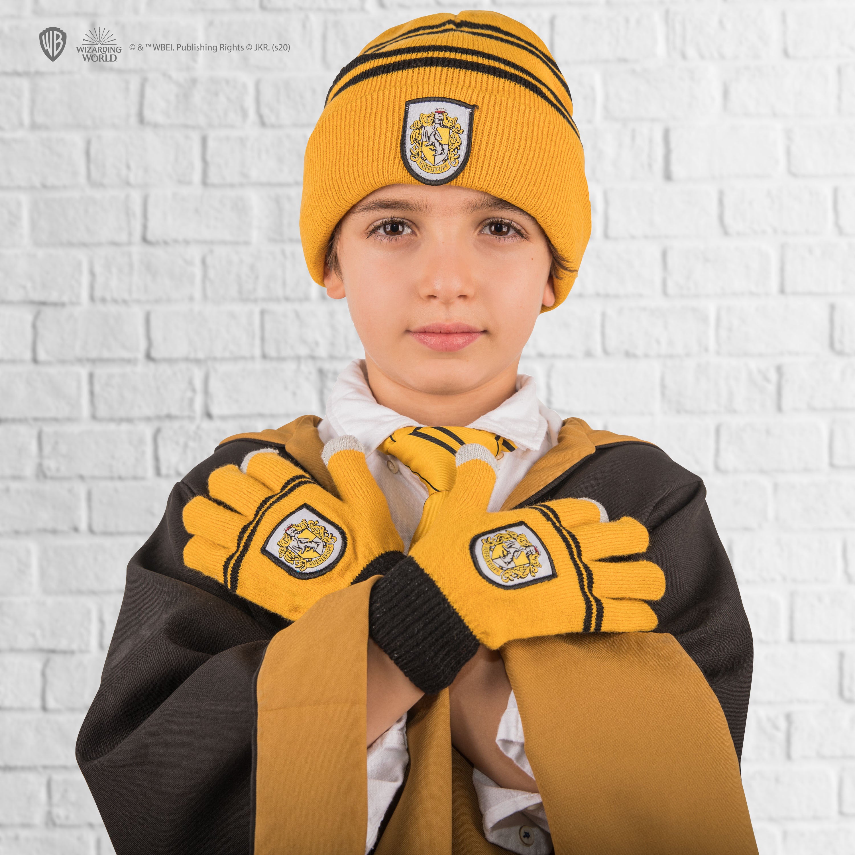 hufflepuff handschuhe Harry Potter Beanie & Gloves Set for Kids Hufflepuff