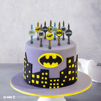 Juego de 10 velas de cumpleaños de Batman