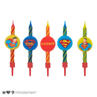 *Set of 10 Superman Birthday Candles*