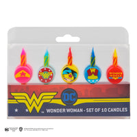 *Set of 10 Wonder Woman Birthday Candles*