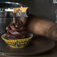 Set of 96 Hogwarts Houses Cupcake Baking Cups & Flag Picks