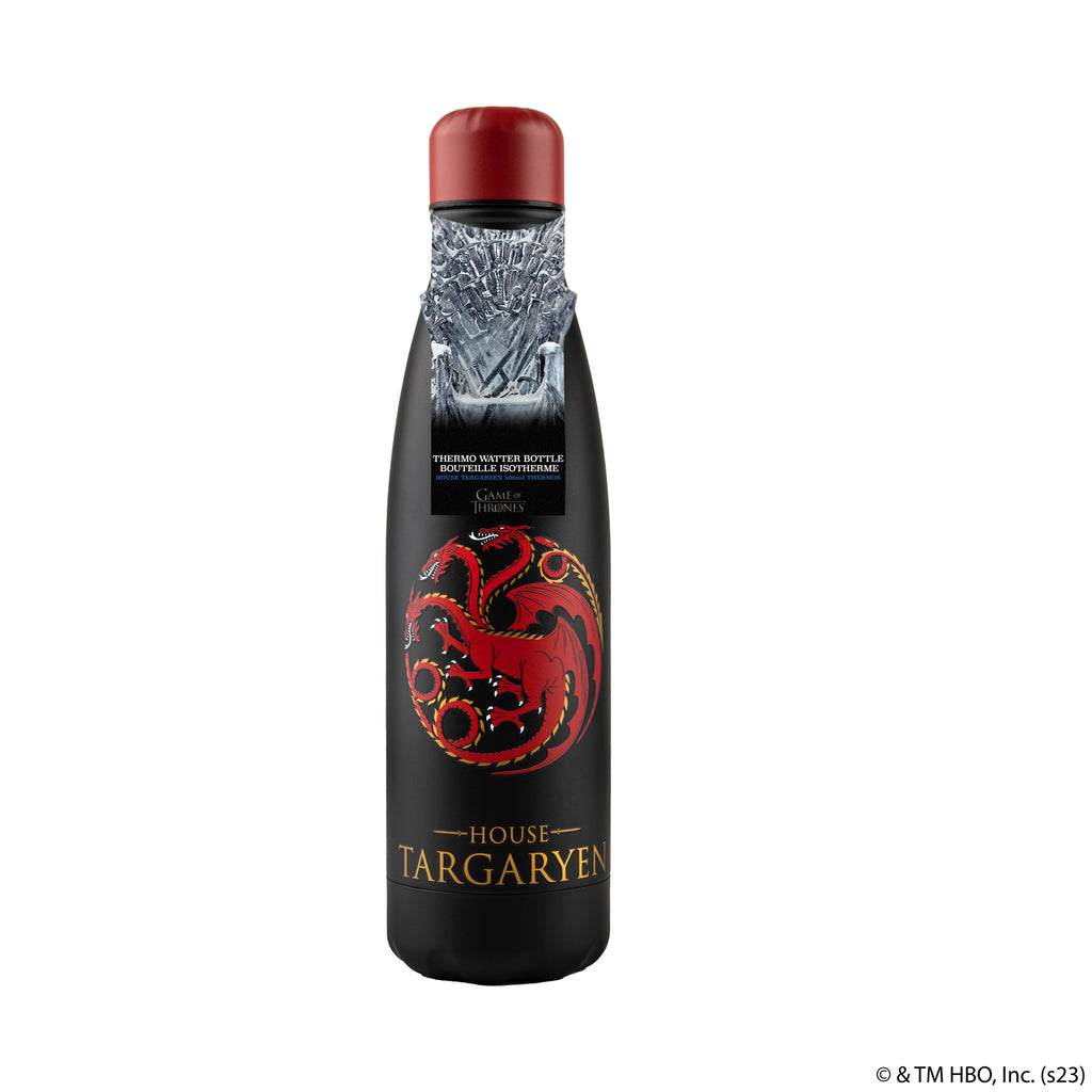 House Targaryen Insulated Water Bottle | Game of Thrones | Cinereplicas ...