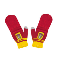 Gryffindor Mitten/fingerless gloves red harry potter