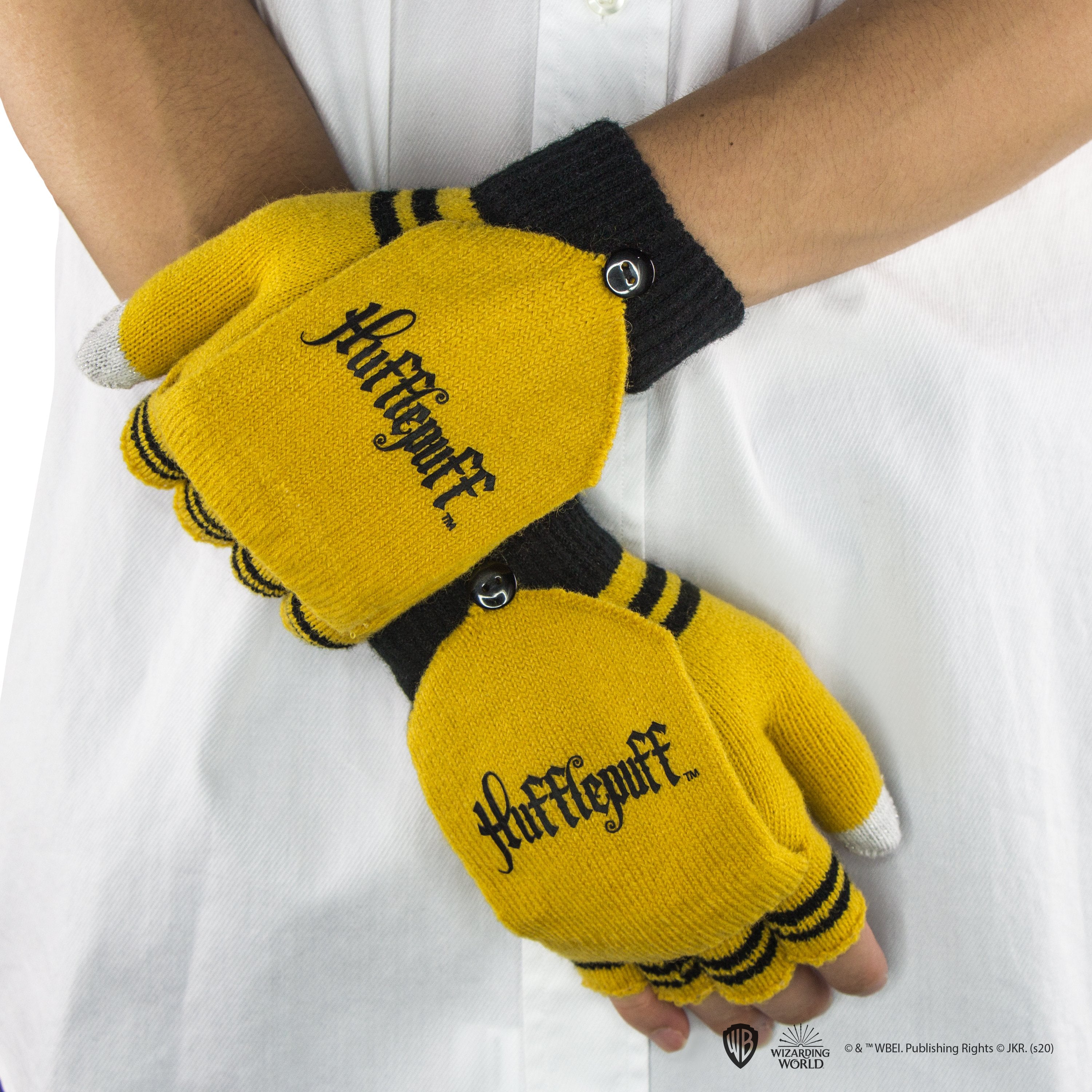 hufflepuff handschuhe Hufflepuff Mitten/Fingerless Gloves|Harry Potter