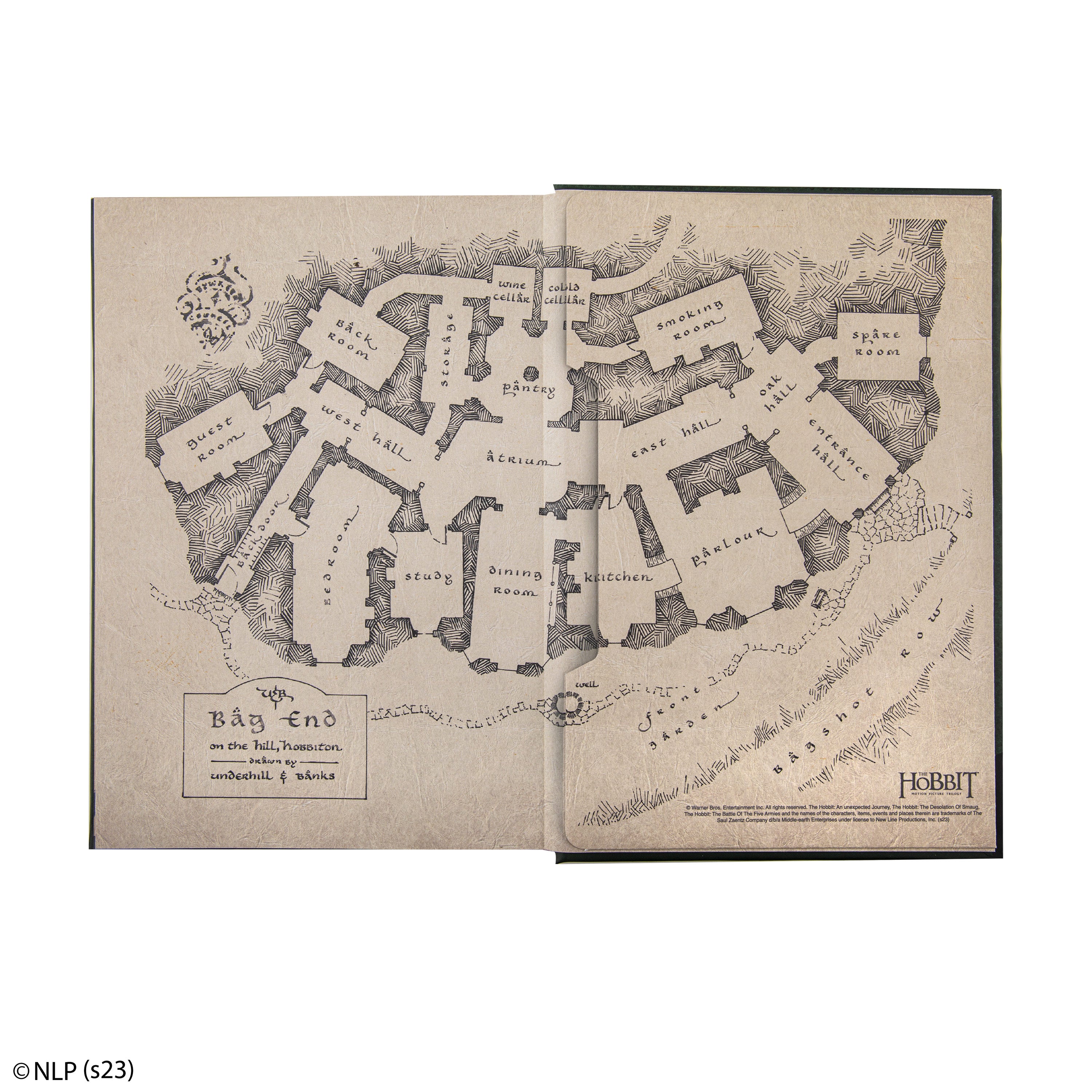The Hobbit Hardcover Notebook | Lord of the Rings | Cinereplicas ...