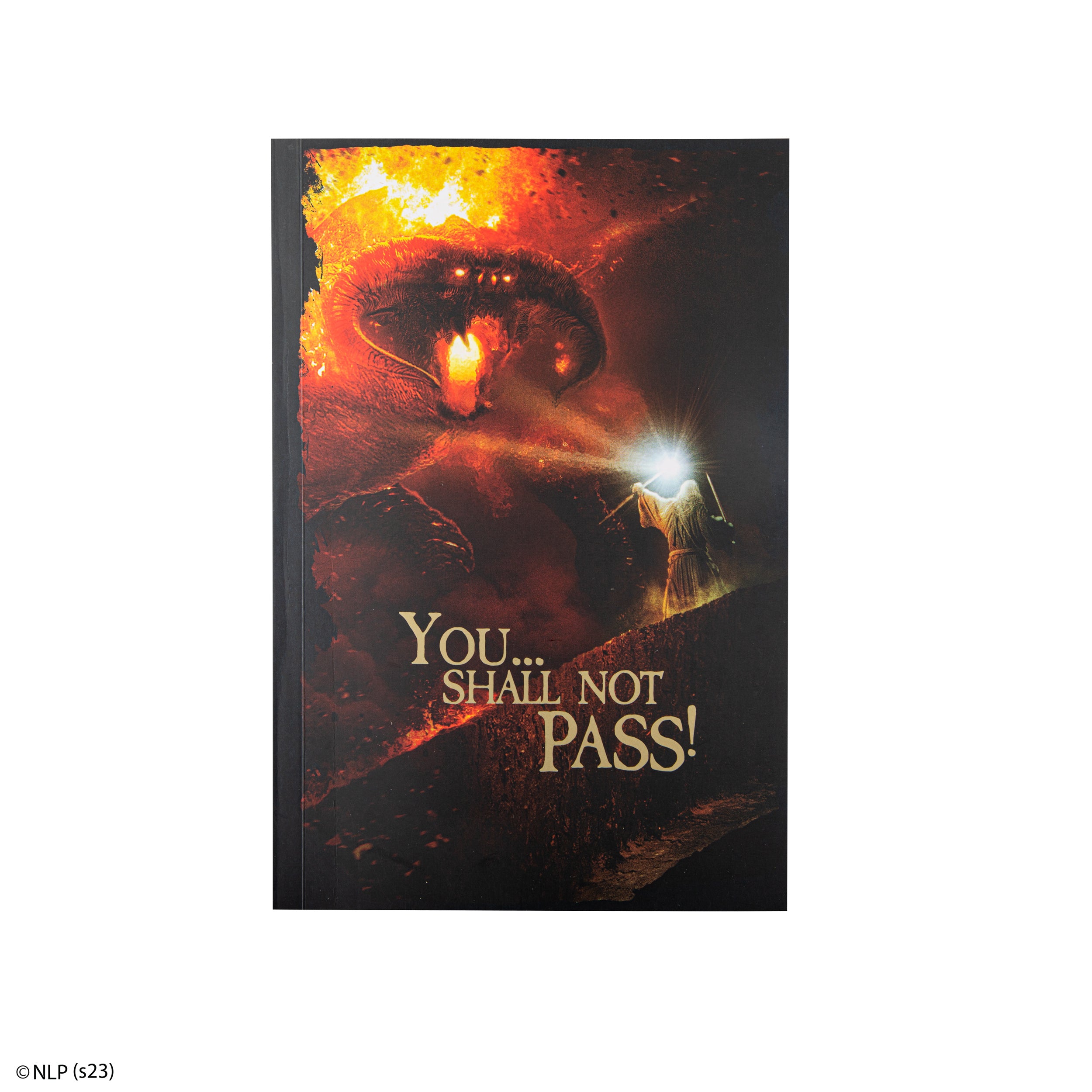 You Shall Not Pass Notebook Lord Of The Rings Cinereplicas You shall not pass notebook lord of the rings cinereplicas