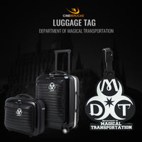 harry potter lugagge tag Department of Magical Transportation suitcases