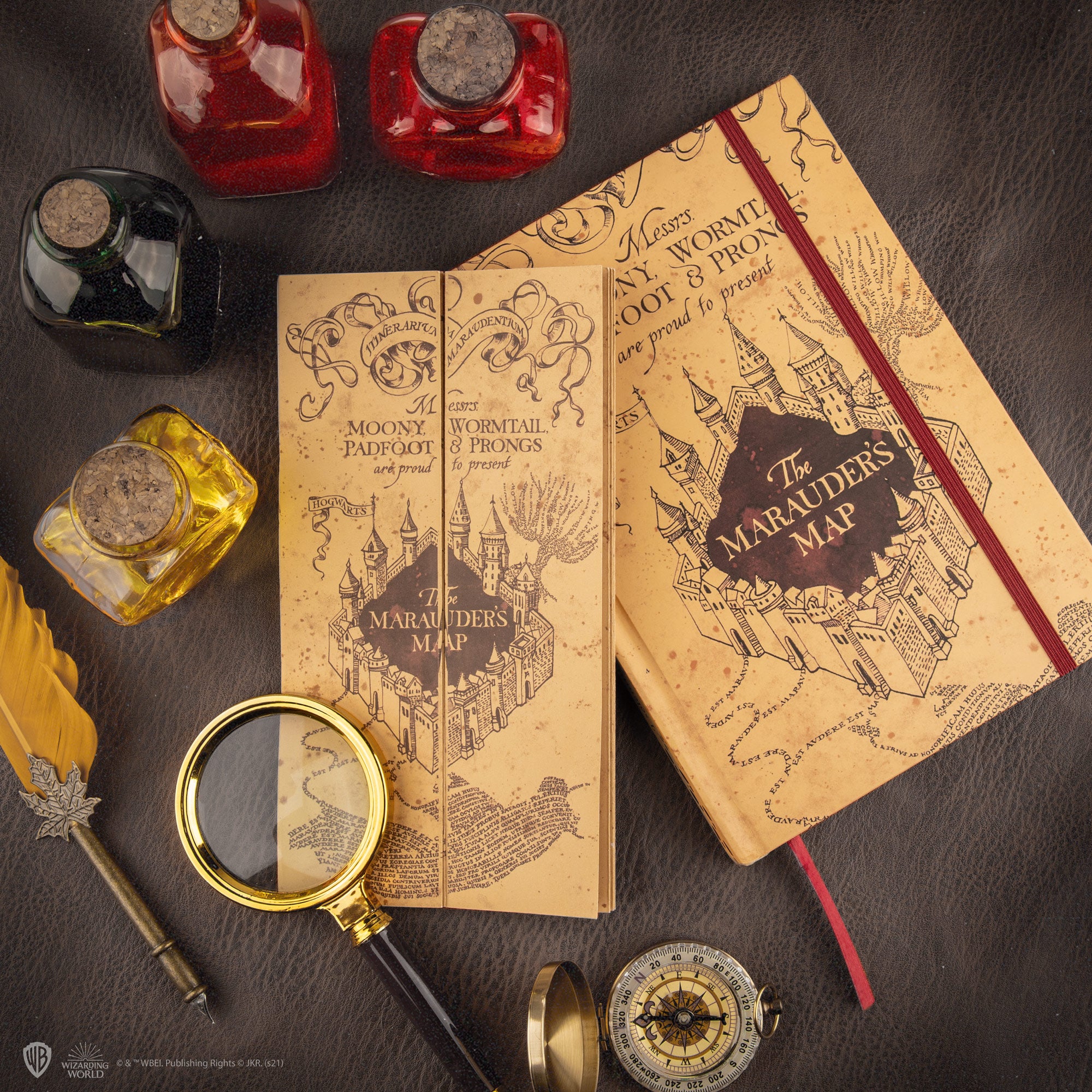 Cabas Officiel Harry Potter Carte Du Maraudeur – Sac Shopping Pratique Licence Warner Bros