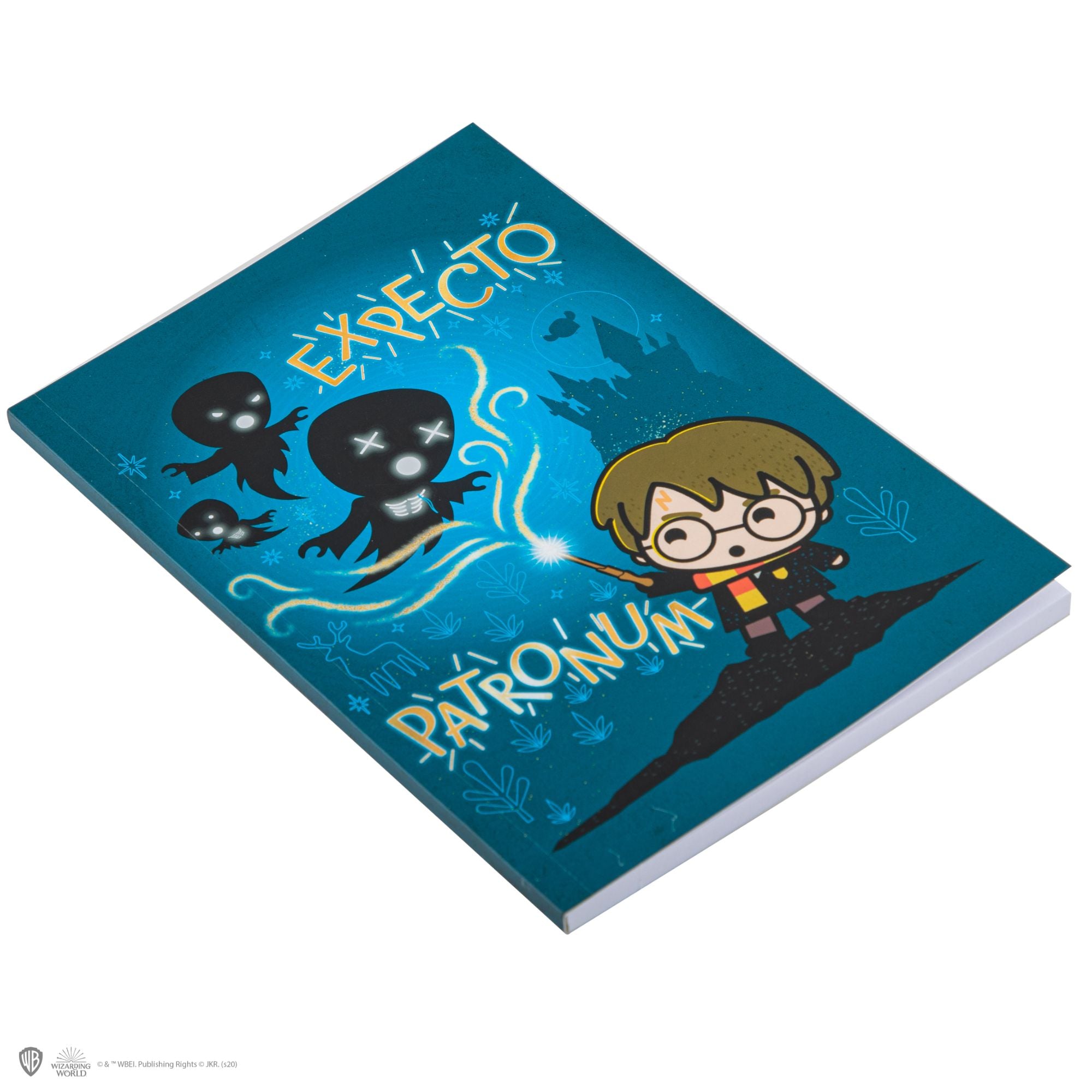 Moleskine Harry Potter Sortilèges Patronum - Carnet Rayé Couverture Rigide Phosphorescente Format Large 13x21 Cm