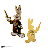 *Set of 2 Bugs Bunny & Daffy Duck at Hogwarts Pin Badges