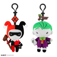Harley Quinn and The Joker Plush Keyrings