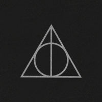 Harry Potter Lightweight Scarf Deathly Hallows symbol